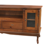 Rack para Tv com Pés Luiz Xv 2 Gavetas 2 Portas e Nicho 751 Meyer Móveis - Imbuia Glazer - 3