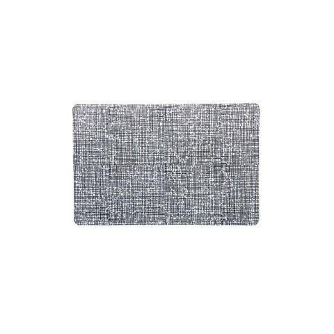 Jogo Americano de Plástico Abstract Preto com 4 Peças - 43,5x28,5cm