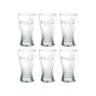 Jogo Copo Coca-Cola Contour Vidro 300ml 6 Unidades - Nadir - 1