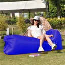 Ver imagem 2 de Sofá de Ar Inflável Camping Bag Saco de Dormir Azul VG+ VG Plus