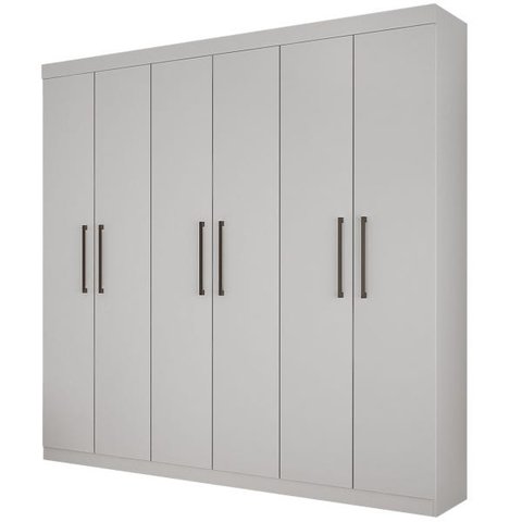 Guarda-Roupa 6 Portas Ubatuba Valverde Móveis Neve