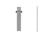 Ver mais imagens de Torneira Banheiro Monocomando Cascata Alta Calha Metal 1209
