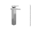 Ver imagem 7 de Torneira Banheiro Monocomando Cascata Alta Calha Metal 1209