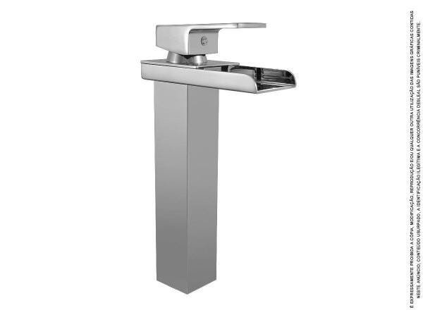 Torneira Banheiro Monocomando Cascata Alta Calha Metal 1209 - 2