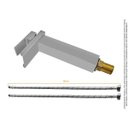 Ver imagem 5 de Torneira Banheiro Monocomando Cascata Alta Calha Metal 1209