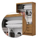 Ver mais imagens de Guarda Roupa Casal Modulado Sevilha 4 e 2 Portas 8 Gavetas Carioca Móveis