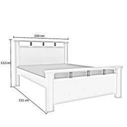 Cama Casal 109 Tcil Móveis Branco - 2 Cama Casal 109 Tcil Móveis Branco - 2