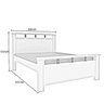 Cama Casal 109 Tcil Móveis Branco - 2