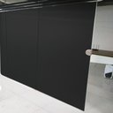 Ver imagem 3 de Pelicula Adesivo Eletrostatica Vidro Jateado Preto Blackout