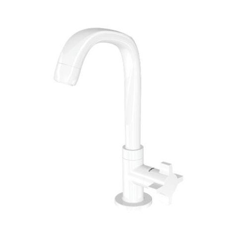 Torneira Lavatório Mesa Fitt Branco 1195 F64 Lorenzetti