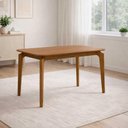 Ver imagem 1 de Mesa para Sala de Jantar Ficus 160cm Tampo em Mdf Madeira/cinamomo