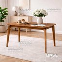Ver imagem 4 de Mesa para Sala de Jantar Ficus 160cm Tampo em Mdf Madeira/cinamomo