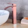 Torneira Banheiro Lavabo Cascata Rose Gold Alta 32Cm - 2