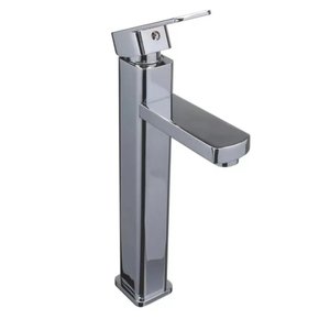 Torneira Banheiro Monocomando Misturador Quadrada Alta