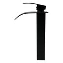 Ver imagem 1 de Torneira Banheiro Monocomando Cascata Bica Alta Preta