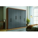 Ver imagem 4 de Guarda-roupa Casal 8 Portas 6 Gavetas 238,80cm Master Santos Andirá