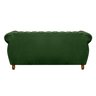 Sofá Chesterfield Realeza 3 Lugares Decoração Retrô - Veludo Verde - 3