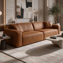 Ver imagem 4 de Sofá 3 Lugares para Sala Living 228cm Boracay K01 Couríssimo Camel - Lyam Decor
