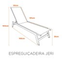 Ver imagem 2 de Espreguiçadeira para Piscina em Aluminio Jeri Fratini