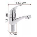 Ver imagem 2 de Torneira Abs Lavatório Alavanca Cromada