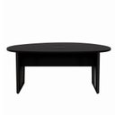 Ver imagem 3 de Mesa de Reunião Orgânica 180x105cm com Caixa de Tomadas e Pés em Metal Corporate Preto