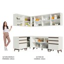 Ver imagem 6 de Armário de Cozinha Completa de Canto 382cm Branco Reims Madesa 02