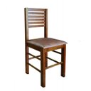 Ver imagem 2 de Kit 4 Cadeiras Laguna Imbuia de Madeira Maciça e Estofado Marrom - Top Madeira