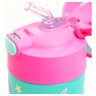 Garrafa Squeeze Infantil Escolar com Canudo e Alça 460 Ml - 3