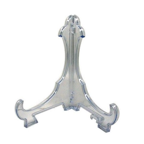 Suporte para Pratos e Azulejos Acrílico Transparente 24Cm