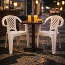 Ver imagem 7 de Cadeira Poltrona Plástica Bar Bistrô Iguape Branca Tramontina