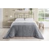 Coberdrom Cobertor Edredom Casal Queen Dupla Face Quente Sherpa Manta Soft Cinza - 1