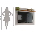 Ver imagem 2 de Painel para TV Sala de Estar Ate 70 Polegadas 180cm NT1305 - Notavel