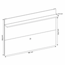 Ver imagem 7 de Painel Home Theater para TV até 70 Polegadas com Prateleira Off White/Marrom - Notável Móveis