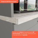 Ver imagem 5 de Lavanderia Modulada 03 Peças 100% MDF com Aéreo Basculante e Tampo Cinza/Calcare Americana