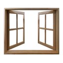 Ver imagem 5 de Janela de Madeira Vitro de Abrir Reto Eucalipto Bat 10 Cm Copa Verde Madeiras - 1.40(l)x1.00(a)