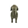 Salsicha Cachorro Geométrico Decoração 3D 10cm:Dourado - 2