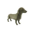 Ver imagem 3 de Salsicha Cachorro Geométrico Decoração 3D 10cm:Dourado