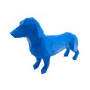 Ver imagem 3 de Salsicha Cachorro Geométrico Decoração 3D 10cm:Azul