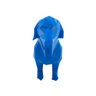 Salsicha Cachorro Geométrico Decoração 3D 10cm:Azul - 2