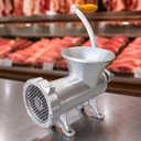 Ver imagem 1 de Moedor de Carne Manual Profissional no 22 Ferro Fundido Prata