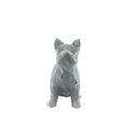 Ver imagem 3 de Buldog Francês Sentado Pet Low Poly Geométrico Decoração 3D:Cinza