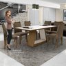 Conjunto Sala de Jantar Mesa Gênova 6 Cadeiras Pampulha Leifer - 5