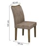 Conjunto Sala de Jantar Mesa Gênova 6 Cadeiras Pampulha Leifer - 4