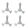 Kit 4 Peças Suporte para Pratos Acrílico Transparente 15Cm - 1