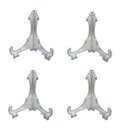 Ver imagem 1 de Kit 4 Peças Suporte para Pratos Acrílico Transparente 15Cm