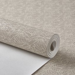 PAPEL DE PAREDE IMPORTADO FOLHAS BEGE SANBLAS - 1