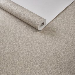 PAPEL DE PAREDE IMPORTADO FOLHAS BEGE SANBLAS - 2
