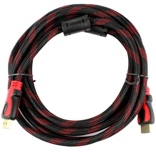 Cabo Hdmi 1.4 Com Malha E Filtro 3m Hm30 Dex - 1