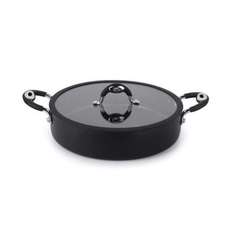 Panela Frigideira Tegame 30cm com Tampa Vidro Dom Multiflon