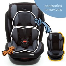 Cadeirinha Unique - Cinza Sport - Cosco - 13
